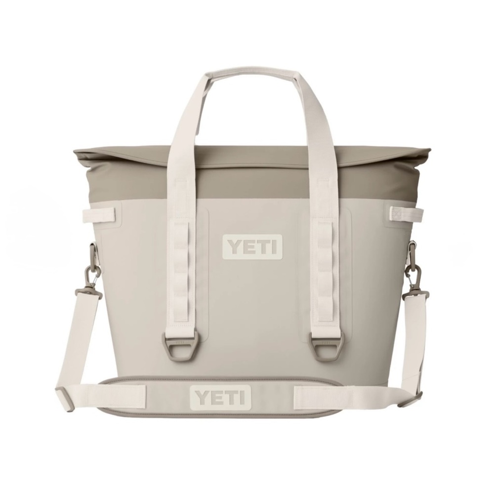 YETI Tan and Cream Soft Cooler